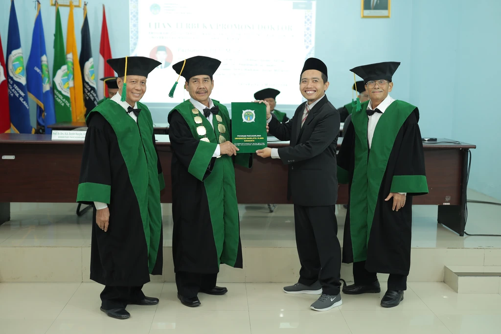 Sidang Terbuka Promosi Doktor PAI UNU Surakarta Partono